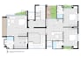 create photoshop render of plan, section and elevation
